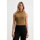 Telovnik Calvin Klein ženski, rjava barva, LV044D316G - rjava. Telovnik iz kolekcije Calvin Klein. Model izdelan iz elastične pletenine. Model iz izjemno udobne tkanine z visoko vsebnostjo viskoze.