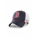 Kapa s šiltom 47brand MLB Boston Red Sox mornarsko modra barva - mornarsko modra. Kapa s šiltom vrste baseball iz kolekcije 47brand. Model izdelan iz materiala z nalepko.