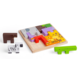Bigjigs Toys Drevené kocky puzzle so zvieratkami safari