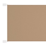 Vidaxl Vertikalna markiza taupe 60x1200 cm tkanina oxford