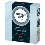 Mister Size tanek kondom - 57 mm (3 kosi)