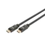Digitus kabel, DisplayPort z ojačevalcem, 15m, 4K 60Hz, črn (AK-340105-150-S)