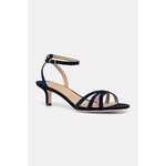 Lauren Ralph Lauren sandali iz semiša Kendyl Kttn mornarsko modra 802P06395001.410