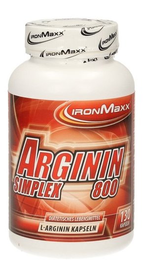 IronMaxx Arginin Simplex 800 - 130 kapsul