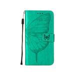Chameleon Apple iPhone 15 Pro - Preklopna torbica (WLGO-Butterfly) - turkizna
