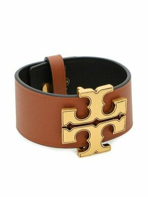 Tory Burch Zapestnica Eleanor Leather Bracelet 143767 Rjava