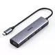 Ugreen CM473 HUB adapter USB-C / 4x USB 3.2, srebro