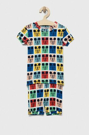 Otroška bombažna pižama GAP x Disney - pisana. Otroška pižama iz kolekcije GAP. Model izdelan iz vzorčaste