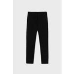Otroške hlače Mayoral črna barva - črna. Otroški hlače iz kolekcije Mayoral. Model izdelan iz elastične pletenine. Model iz izjemno udobne tkanine z visoko vsebnostjo viskoze.