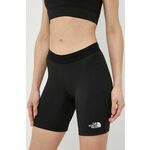 Športne kratke hlače The North Face Mountain Athletics ženske, črna barva - črna. Športne kratke hlače iz kolekcije The North Face. Model izdelan iz fleksibilnega materiala, ki zagotavlja popoln obseg gibanja.