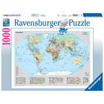 Ravensburger sestavljanka Zemljevid sveta, 1000 delov