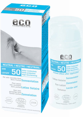 "eco cosmetics Losjon za sončenje ZF 50 brez parfuma - 100 ml"