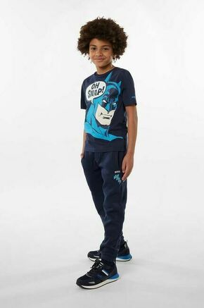 Otroška kratka majica BOSS mornarsko modra barva - mornarsko modra. Otroške kratka majica iz kolekcije BOSS
