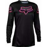 FOX 180 Blackout Womens Jersey Black/Pink XS MX dres