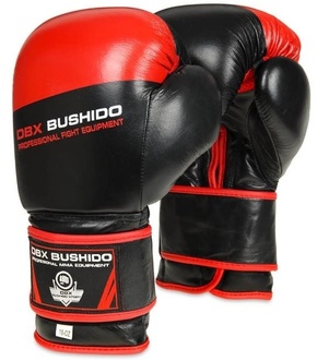 Rokavice za boks iz pravega usnja Bushido Ultra