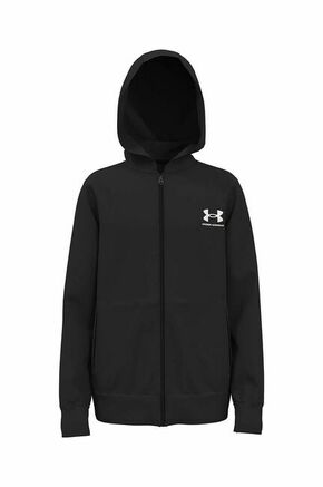 Under Armour Pulover UA Rival Terry FZ Hoodie-BLK YSM