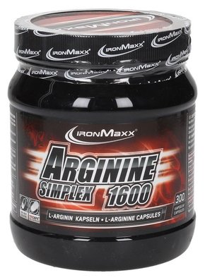 IronMaxx Arginin Simplex 1600 - 300 kapsul