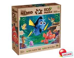 Lisciani Nemo ECO-Puzzle 24 obojestranska sestavljanka 2v1 70x50cm