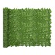 VIDAXL Balkonsko platno z zelenim listjem 400x150 cm