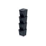 Ostatní Koš za smeti EURO tools 139195 Waste bins, 4 x 25 l, SORTIBOX IKWB20S4 405U