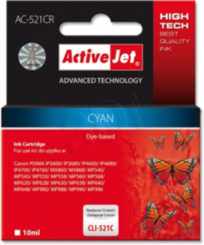ActiveJet CLI-521C črnilo modra (cyan)
