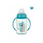 Canpol babies otroška steklenička s silikonskim pitnikom Cute Animals, motiv medvedka