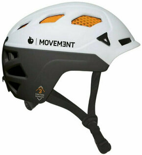 Movement 3Tech Alpi Honeycomb Charcoal/White/Orange XS-S (52-56 cm) Smučarska čelada