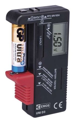 Emos univerzalni tester baterij (N0322)