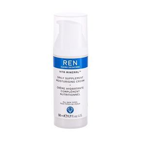 Ren Clean Skincare Vita Mineral Daily Supplement Moisturising dnevna krema za obraz za vse tipe kože 50 ml za ženske