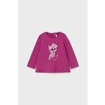 Majica z dolgimi rokavi za dojenčka Mayoral vijolična barva - vijolična. Majica z dolgimi rokavi za dojenčka iz kolekcije Mayoral. Model izdelan iz udobne pletenine.