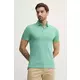 Polo Tommy Hilfiger moški, zelena barva, MW0MW17771 - zelena. Polo iz kolekcije Tommy Hilfiger, izdelan iz tanke, elastične pletenine. Model iz mehke in na otip prijetne tkanine.