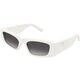 Balenciaga BB0478S 004 ONE SIZE (55) Bela/Siva