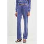 Juicy Couture Velur spodnji del trenirke Juicy Couture vijolična JCWBJ225307