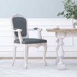 vidaXL Jedilni stol temno siv 62x59,5x100,5 cm žamet