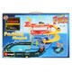 Bburago 1:43 Street Fire Street Street Playset - garaža z dvema avtomobiloma
