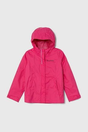 Otroška jakna Columbia Arcadia Jacket roza barva - roza. Otroška jakna iz kolekcije Columbia. Nepodložen model