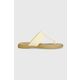 Japonke Crocs Tulum Flip ženske, bež barva, 206752 - bež. Japonke iz kolekcije Crocs. Model je izdelan iz sintetičnega materiala. Model z mehkim, oblikovanim vložkom zagotavlja udobje.