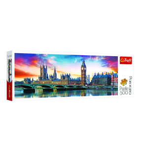 Panorama sestavljanka Trefl 500-delna - Big Ben in Westminster-Palace