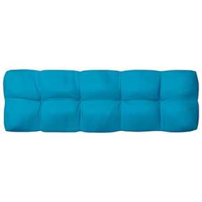 VidaXL Blazina za kavč iz palet modra 120x40x12 cm