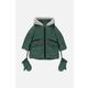 Otroška jakna Coccodrillo ZC3152104OBN OUTERWEAR BOY NEWBORN zelena barva - zelena. Otroška jakna iz kolekcije Coccodrillo. Podložen model, izdelan iz vodoodpornega materiala.