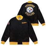Pittsburgh Steelers Mitchell & Ness Heavyweight Satin jakna, velikost L