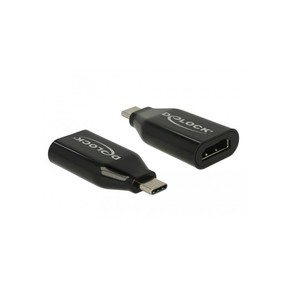 KAB USB C &gt; Adapter HDMI 4 K / 60 Hz Buchse schwarz DP-Alt Mode Delock