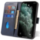 Onasi Wallet ovitek za Galaxy A13 LTE A135, preklopni, usnjen, moder