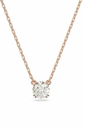 Swarovski Elegantna bronasta ogrlica s kristalom Constella 5636710