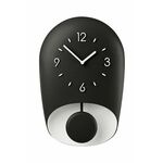 Stenska ura Guzzini Enjoy Your Time - črna. Stenska ura iz kolekcije Guzzini. Model izdelan iz umetne snovi dolomita.