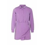 Otroška obleka Pinko Up vijolična barva - vijolična. Otroški obleka iz kolekcije Pinko Up. Model izdelan iz tanke, elastične tkanine. Zaradi vsebnosti poliestra je tkanina bolj odporna na gubanje.