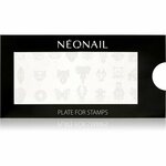 NEONAIL Stamping Plate predloge za nohte vrsta 02 1 kos