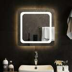 Greatstore LED kopalniško ogledalo 50x50 cm