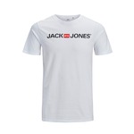 Jack&amp;Jones Moška majica JJECORP 12137126 White (Velikost XXL)