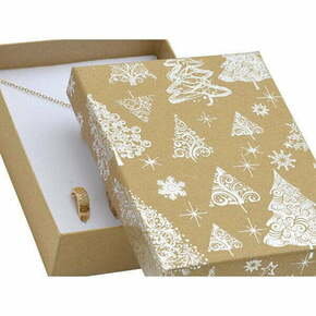 Jan KOS Božična darilna papirnata škatla KX-8 / AG